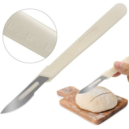 3-Piece Bread Knife Set – Baker's Knife, Lamé Pattern Baker's Knife, DIY Kitchen Knife for Bread Dough 2