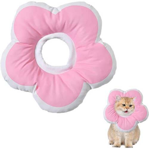 Cat Collar, Waterproof Pet Rescue Collar, Adjustable Anti-Leak Collar, Donut-Shaped Cone Protector