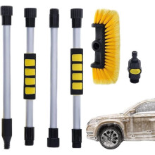 Truck wash brush, handle 165 cm, car wash brush, 4 positions, extendable
