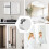 Zinc alloy bathroom mirror glass clamps, 12 pieces 4