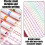 12 curved, patterned, colorful highlighters, content markers, and graffiti pens for journaling and scrapbooking 2