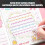 12 curved, patterned, colorful highlighters, content markers, and graffiti pens for journaling and scrapbooking 3