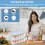2 pcs plastic egg carton, egg dispenser for refrigerator, egg storage, egg holder for refrigerator, egg storage box for 4