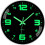 Wall clock - Luminous - Modern design - Silent - 25 cm 1