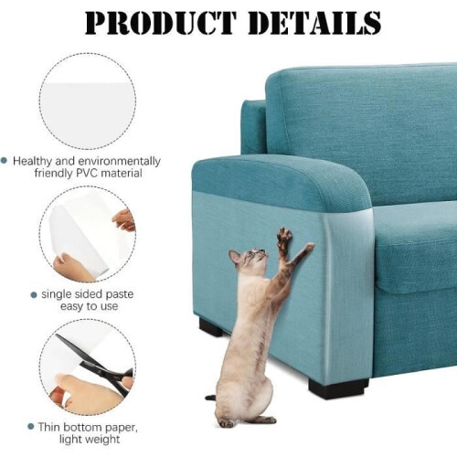 Cat scratch protection, 20 cm x 5 m, cat scratch protection, transparent cat scratch protection 2