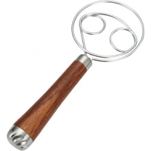 Dough whisk, flour whisk, baking utensils, dough whisk stirring tool - stainless steel whisk, flour whisk for mixing