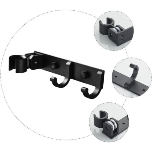 Hand broom holder, storage rack, bathroom wall hook, mop hook, coat rack 2
