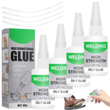 4-pack extra strong super glue, multi-purpose welding glue, very strong oil glue, super glue for plastic welding