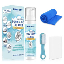 Shoe cleaning set – Noname – Sneaker cleaner – 200 ml – brush and cloth – removes dirt and stains