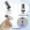 Color LED Light Faucet 360 Rotation Three-Color Temperature Change Sensor Controlled Faucets 3
