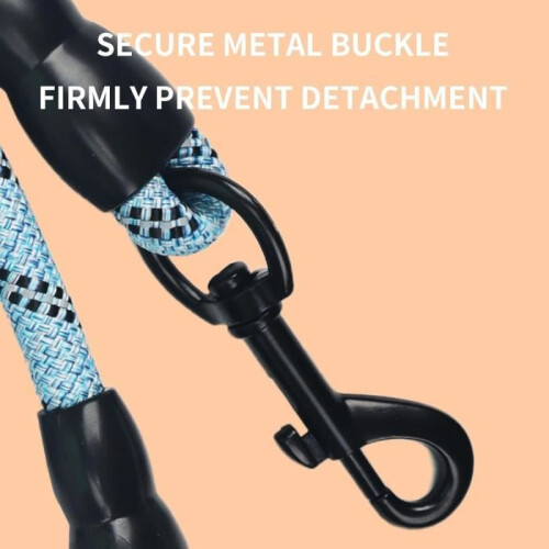 1-in-1 dog leash with adjustable, removable clip, 4-position leash, pull-free leash for multiple dogs 1