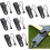 Closing clips, 8-pack sail clips, tent clips, sail clip set, awning clips, plastic tent clips 1
