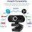 1080p Webcam with Microphone – Mini USB Desktop Camera, Compatible with Windows and Mac 3