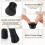 40 pieces chair leg caps, elastic felt glides for table leg protectors 3