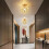 Retro industrial metal ceiling lamp with E26 fitting, creative golden interior lighting 4