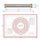 Adjustable stainless steel rolling pin with 4 thickness rings, silver-red 4
