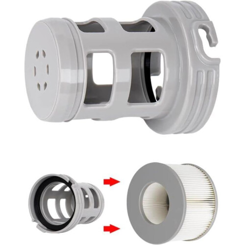 2-pack MSpa spa accessories, 2 replacement screw adapters, 2 inflatable pool filters and VHV spring 2
