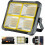 Rechargeable LED floodlight, 336 LEDs, 100W, solar panel, 4 modes, 12000mAh battery, ideal for camping, VHV 1
