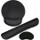 VHV Black, non-slip, ergonomic wrist rest set for keyboard and mouse 1