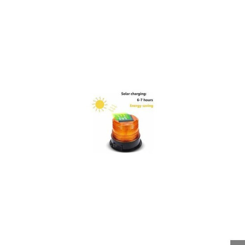 12V USB Solar LED Warning Light Flashing Light Car Truck Super Bright VHV 2