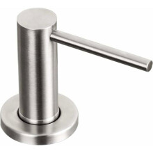 VHV soap dispenser for the sink, brushed nickel and stainless steel pump for the countertop