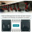 Multifunctional tool holder for Makita 14-18V screwdrivers, compatible with VHV lithium batteries 4