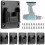 Multifunctional tool holder for Makita 14-18V screwdrivers, compatible with VHV lithium batteries 1