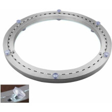 Metal turntable with round swivel base, 360 rotatable, stable, 45 cm, VHV