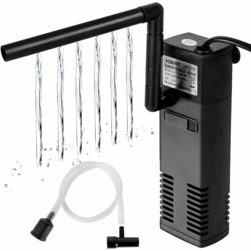 Aquarium internal filter 4W 600 LH Aquarium filter pump 60L filter sponges included Efficient VHV