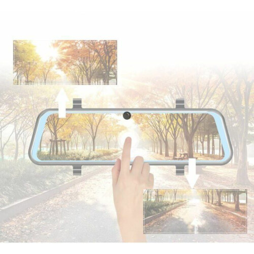 Rear-view camera with rear-view mirror, GPS, night vision, G-sensor, loop recording, VHV parking assistance 2