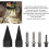 Removable drill bit for log splitter 6 robust drill bits with 32 mm and 42 mm cone VHV 4