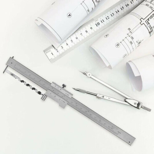 0–200 mm stainless steel sliding caliper for THT machining 1