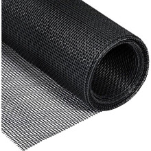 Fly screen for windows, 122 x 252 cm, cuttable, insect screen, mosquito screen, black, VHV