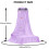 Hanging dome mosquito net for double or single beds, height 27 m, VHV 3