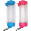 2-pack 400ml plastic automatic leak-proof drinking bottles for hamsters, cats and dogs, random color, VHV 1
