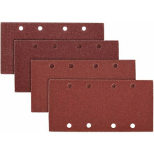 25 sheets of sandpaper for eccentric sanders, grit P 406080100 93 x 185 mm VHV