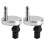 Set of 2 universal replacement fasteners for VHV toilet seats 1