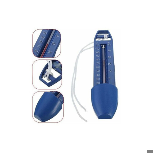 Large pool thermometer with unbreakable cable, ideal for VHV pools and spas 2