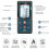 LM100 100m digital laser distance meter, measures length, area and volume, LCD backlight, VHV 2