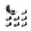 in 1 sliding door floor guide adjustable roller for shed doors VHV 4
