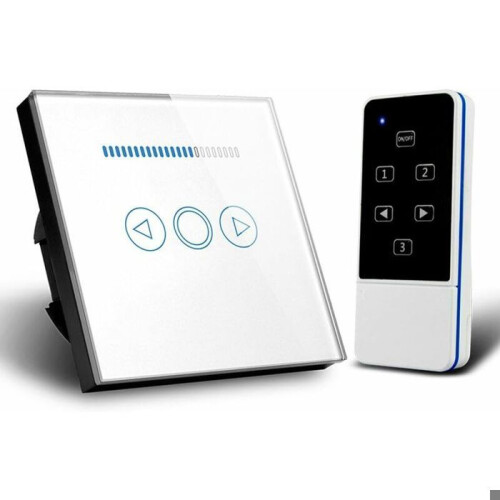 Touch dimmer switch with glass remote control, smart switch for dimming LEDs VHV