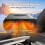 Portable car heater, defroster, 360 rotating electric windshield heater with 12V cigarette lighter socket VHV 3