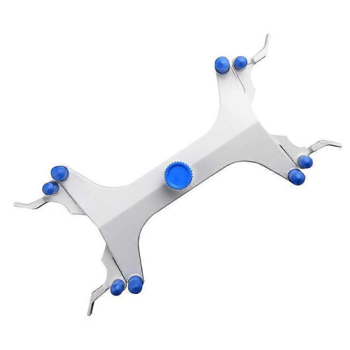 Aluminum Double Burette Clamp Adjustable Double Burette Clamp Butterfly Style Spring Loaded Lab Acc