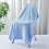 Cotton travel towel 140x70 cm light blue VHV 1
