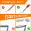 Sturdy carpenter's pencil set for construction with long nose and marker for VHV 2