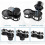 Car cup holder, 2 universal vibration-dampening bottle holders, cup holder with extendable and removable base VHV 3