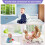 Magnetic window screen 120 x 100 cm, self-adhesive mesh, easy installation, fits most windows, VHV 4