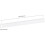 White rubber shower squeegee, 25cm, 2-pack, replacement for VHV shower squeegee 2
