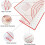 Non-stick silicone baking mat, dimensions: 60 x 40 cm, red, VHV 4