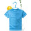 Set of 20 user-friendly plastic hangers – random colors VHV 3